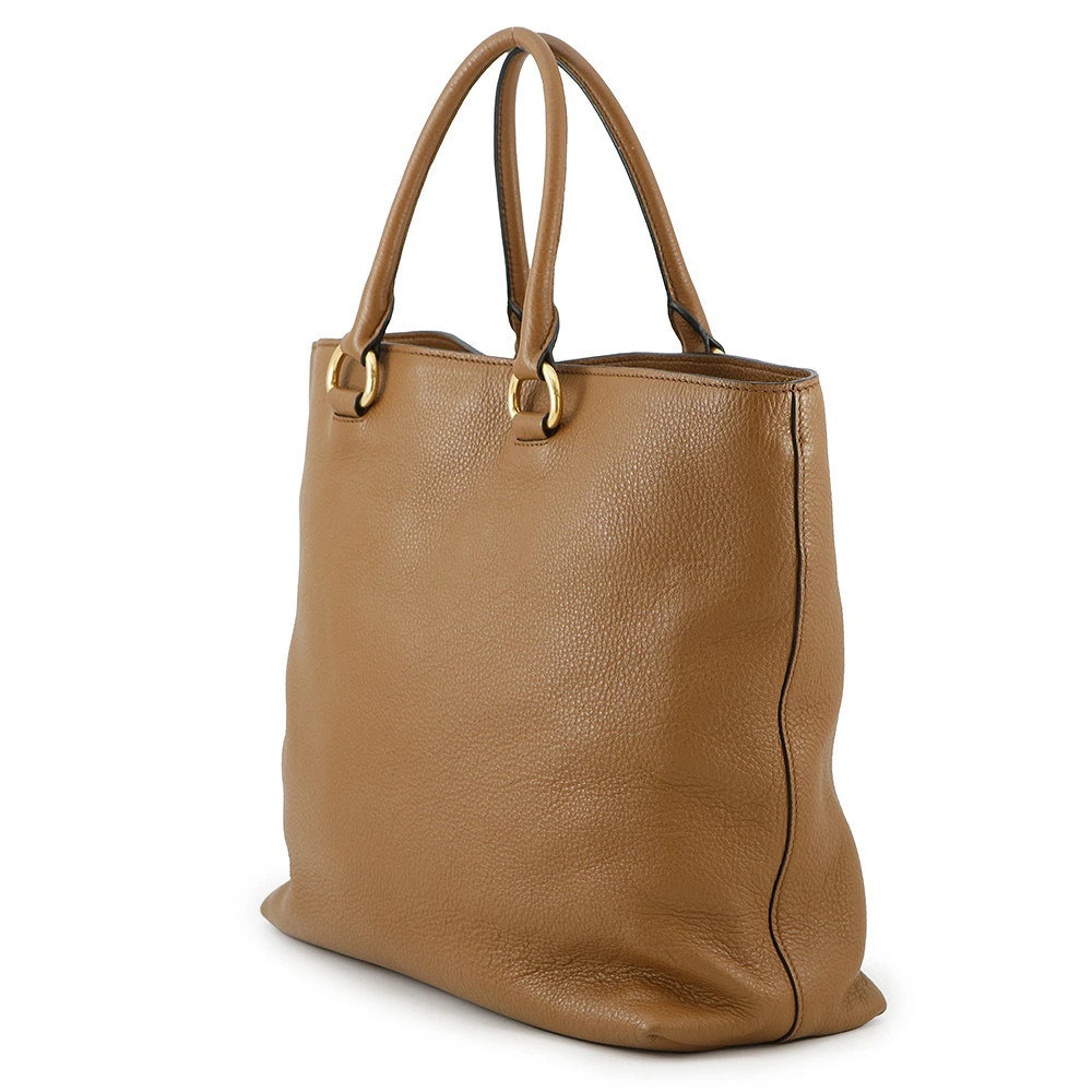 Prada Shoulder Vitello Tote Bag Leather Phoenix